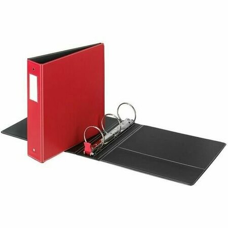 CARDINAL BRANDS Cardinal 18848, PREMIER EASY OPEN LOCKING ROUND RING BINDER, 3 RINGS, 3in CAPACITY, 11 X 8.5, RED CRD18848